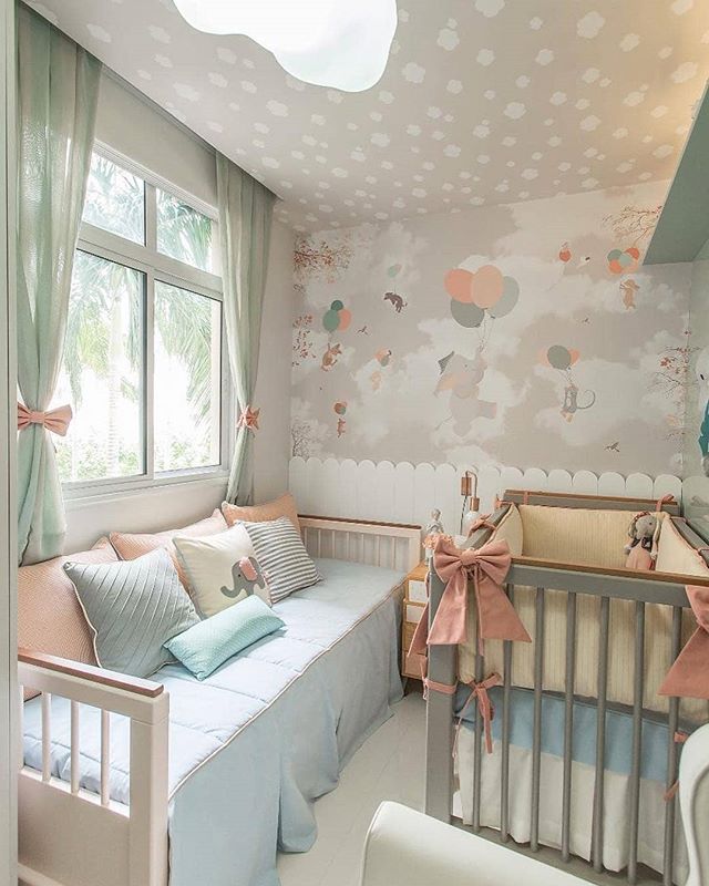 adesivos de nuvens para quarto de bebê