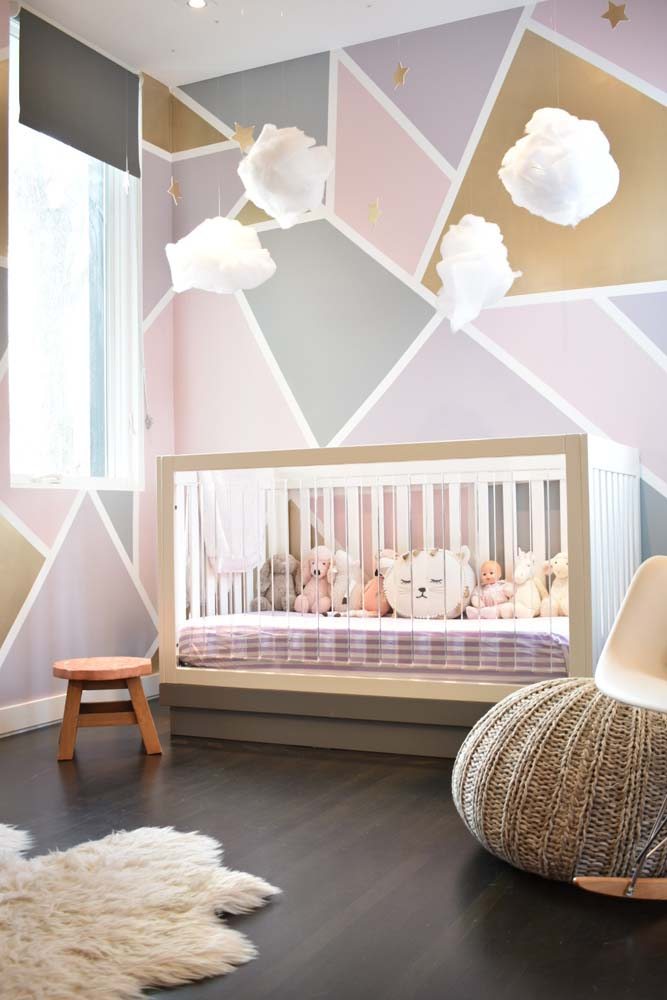 ideias criativas decoração quarto bebê nuvens