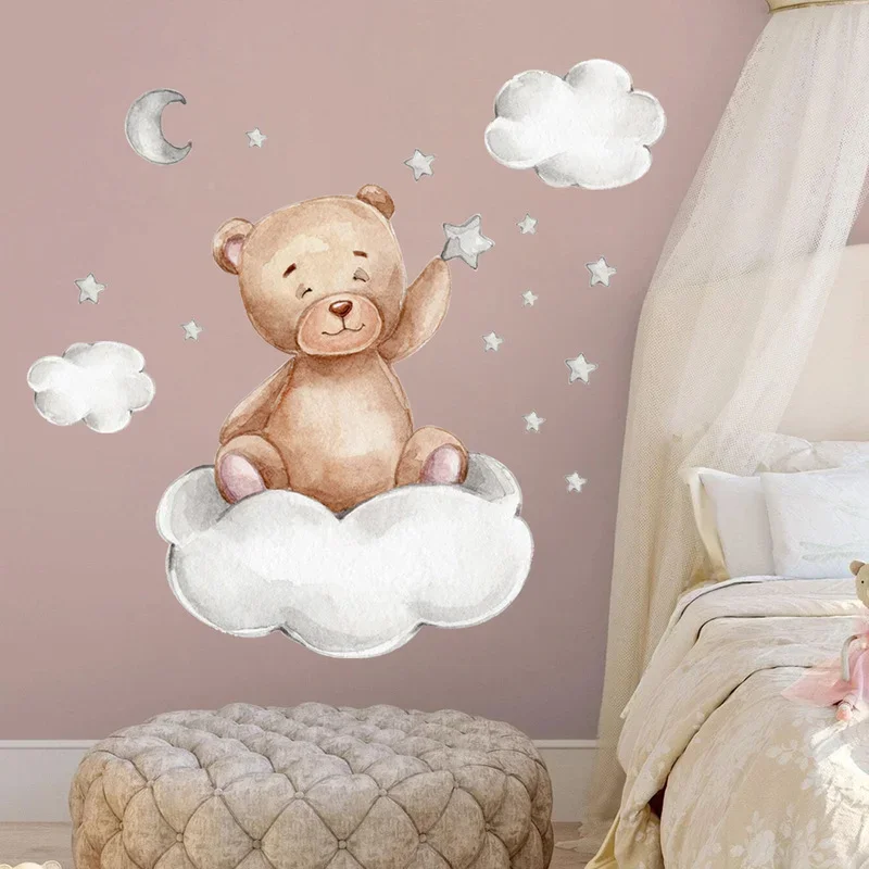 quarto de bebê nuvens vs balões qual escolher