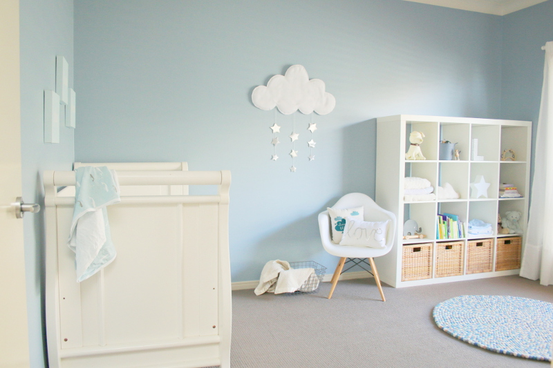 adesivos de nuvens para quarto de bebê