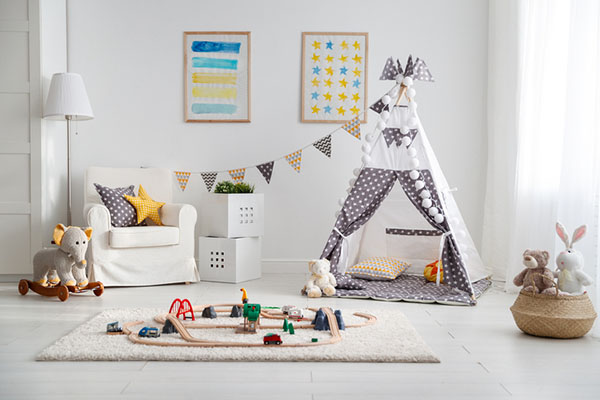 quarto de brincar simples