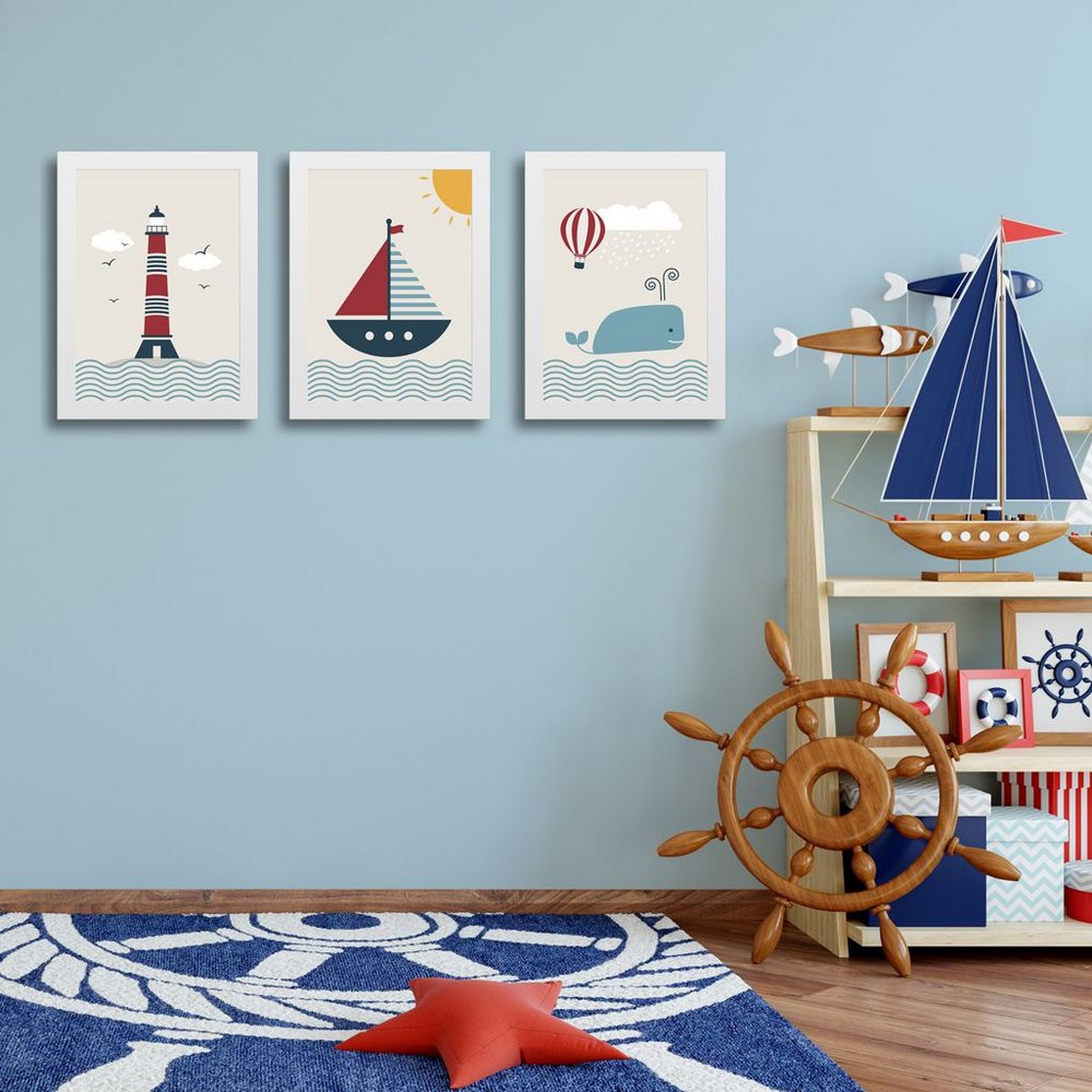 quanto custa decorar um quarto de bebê marinheiro