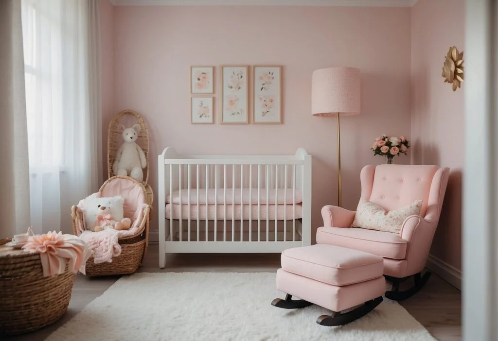 cores para quarto de bebê menina pequeno