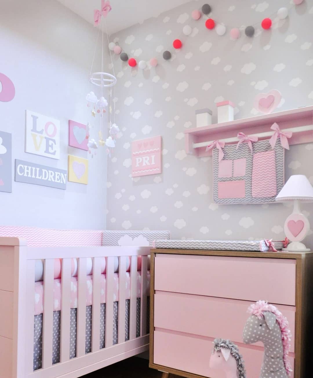 quarto decorado bebe feminino