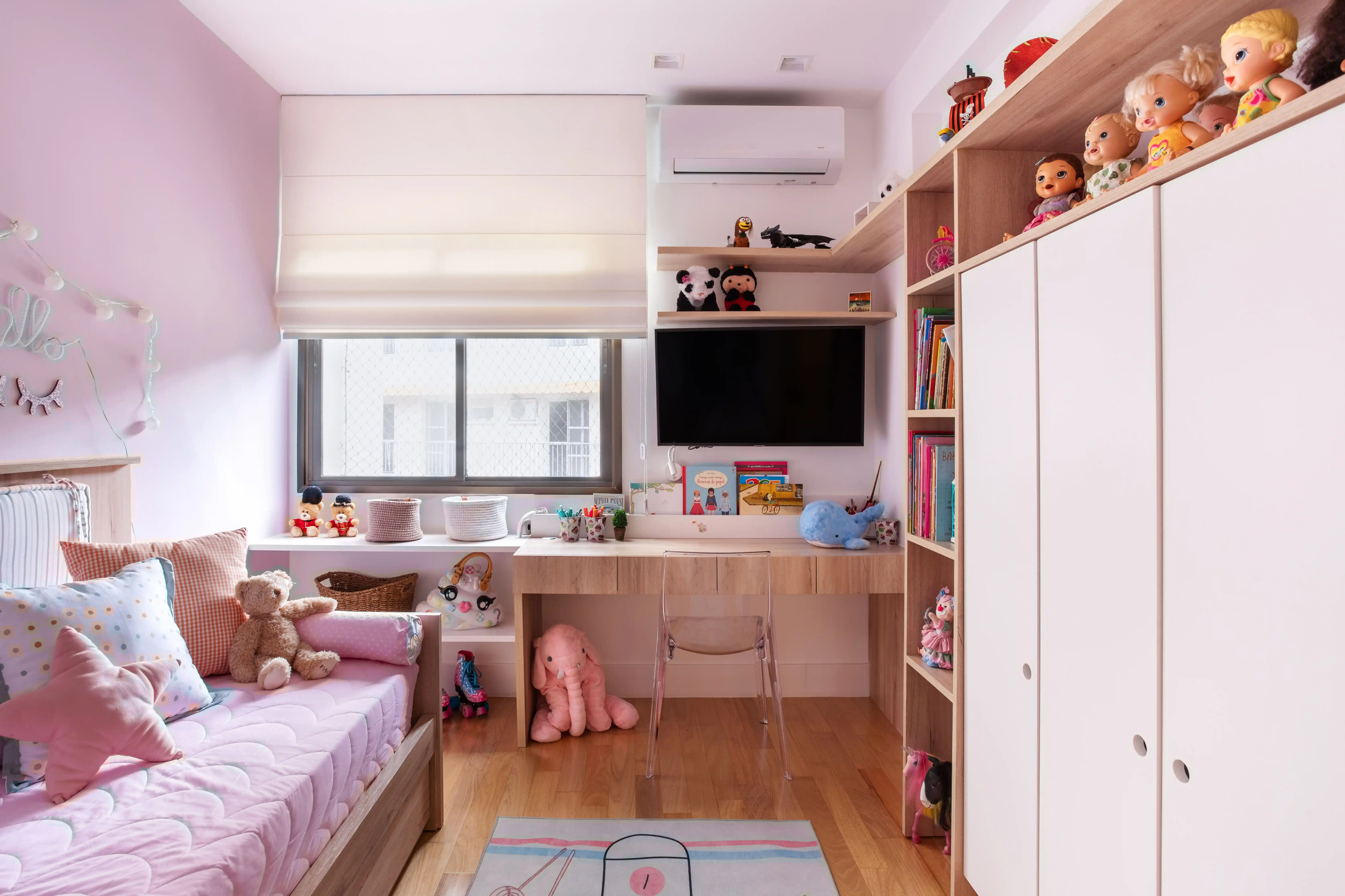 evitar erros decoração quarto menina pequeno