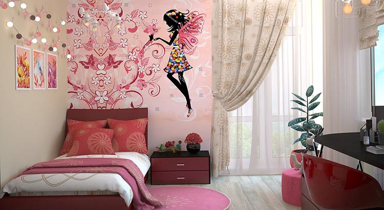 cantinho de leitura quarto menina