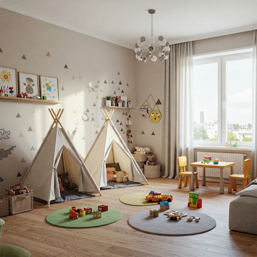 iluminação ideal quarto bebê menino noturna