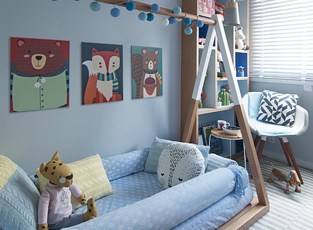 ideias decoração quarto bebê menino moderno