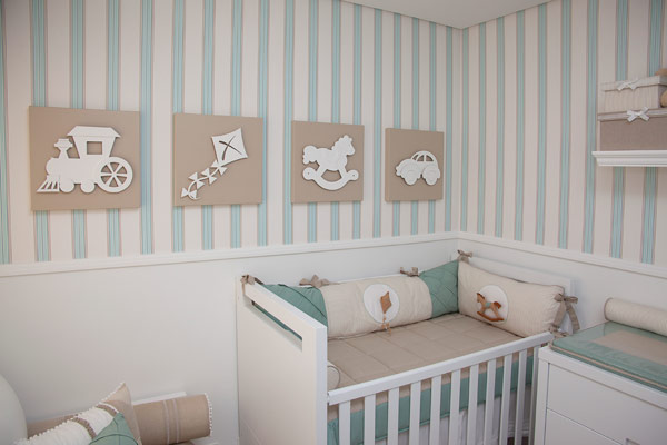 ideias decoração quarto bebê menino moderno