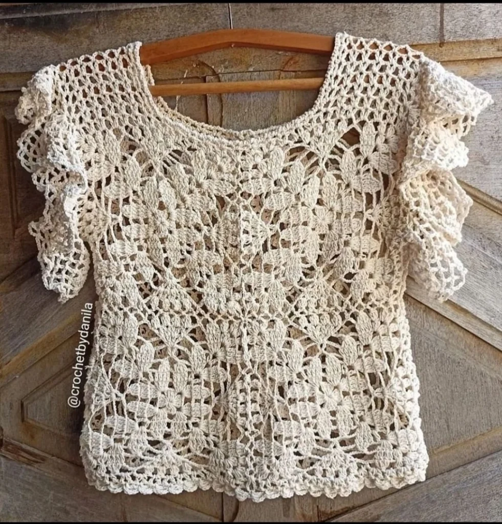 modelos de blusa de crochê feminina fácil para iniciantes