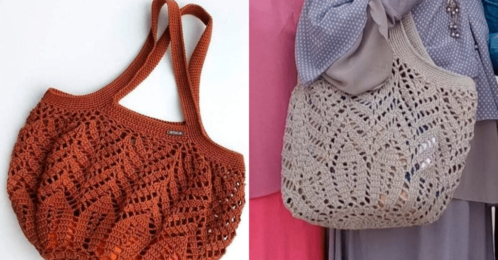modelos de bolsa de crochê com fio náutico para inspiração