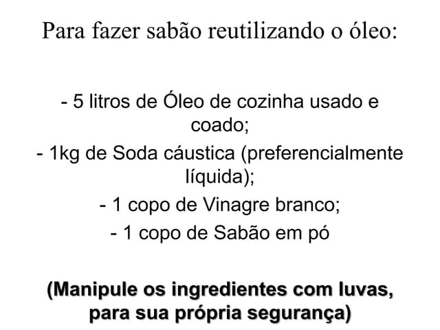 erros comuns ao fazer sabão caseiro com soda cáustica