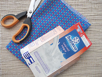 reciclagem de caixa de leite porta retrato