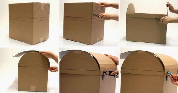 reciclagem de papelão passo a passo