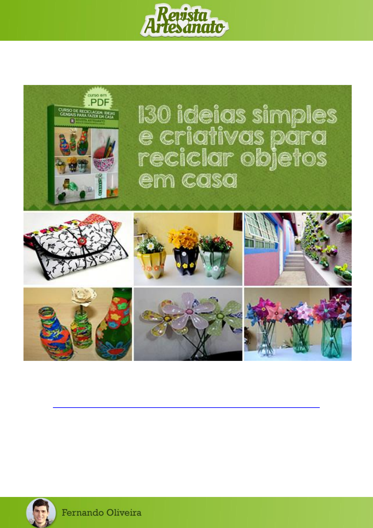 artesanato com materiais reciclados