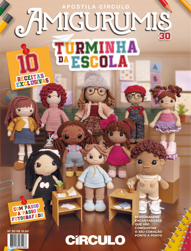 Revista Amigurumi Turminha da Escola