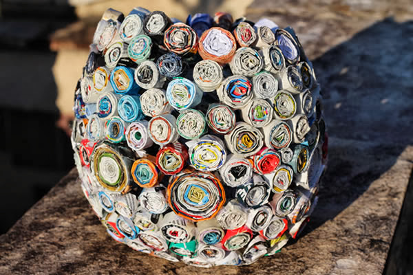 materiais reciclados artesanato