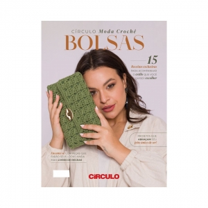Revistas de crochê com foco em linha