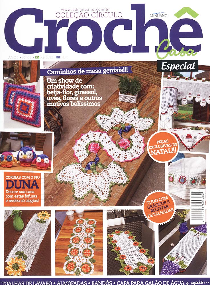 Revistas de crochê temáticas (Natal, Páscoa, etc.)