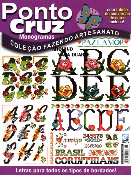 letras infantis ponto cruz pdf