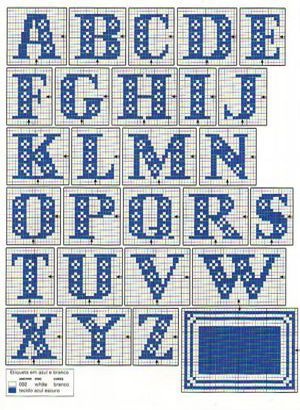 letras maiúsculas grandes ponto cruz download