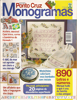 monogramas clássicos ponto cruz casamento pdf