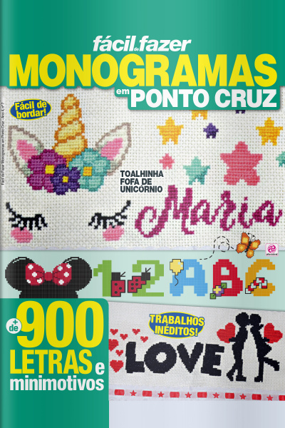 revistas ponto cruz com letras para baixar