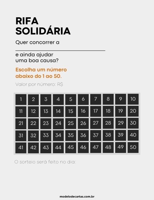 rifa solidária digital