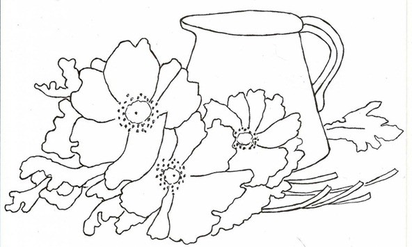 padrões de flores para imprimir