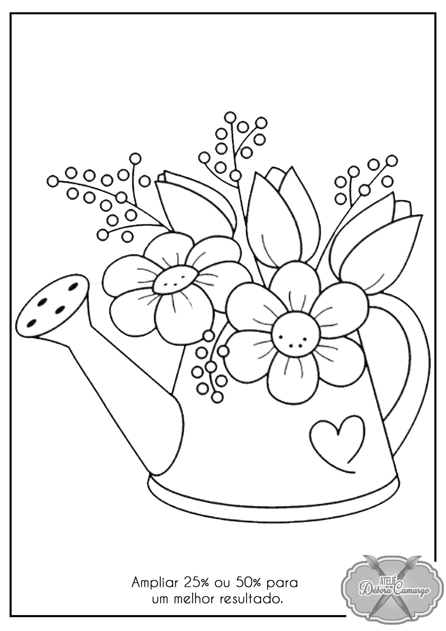 flores para bordado à mão riscos