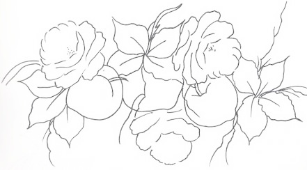 riscos de rosas para ponto cruz