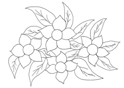 riscos de rosas para pintura a óleo