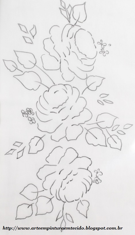 riscos de rosas para imprimir grátis