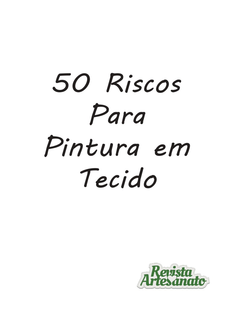 riscos de animais para pintura em tecido