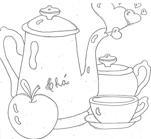 riscos de flores para pintura em tecido