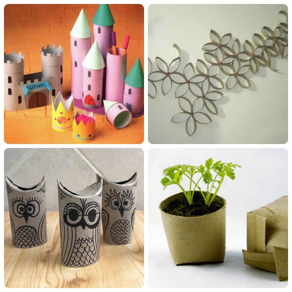 escultura miniatura rolo papel higienico passo a passo