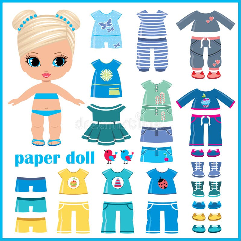 bonecas de papel para imprimir