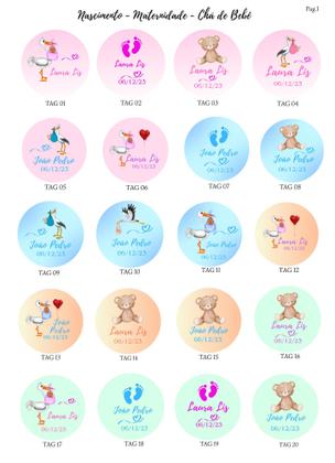 sache lembrancinha maternidade