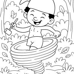 personagens folclore para desenhar