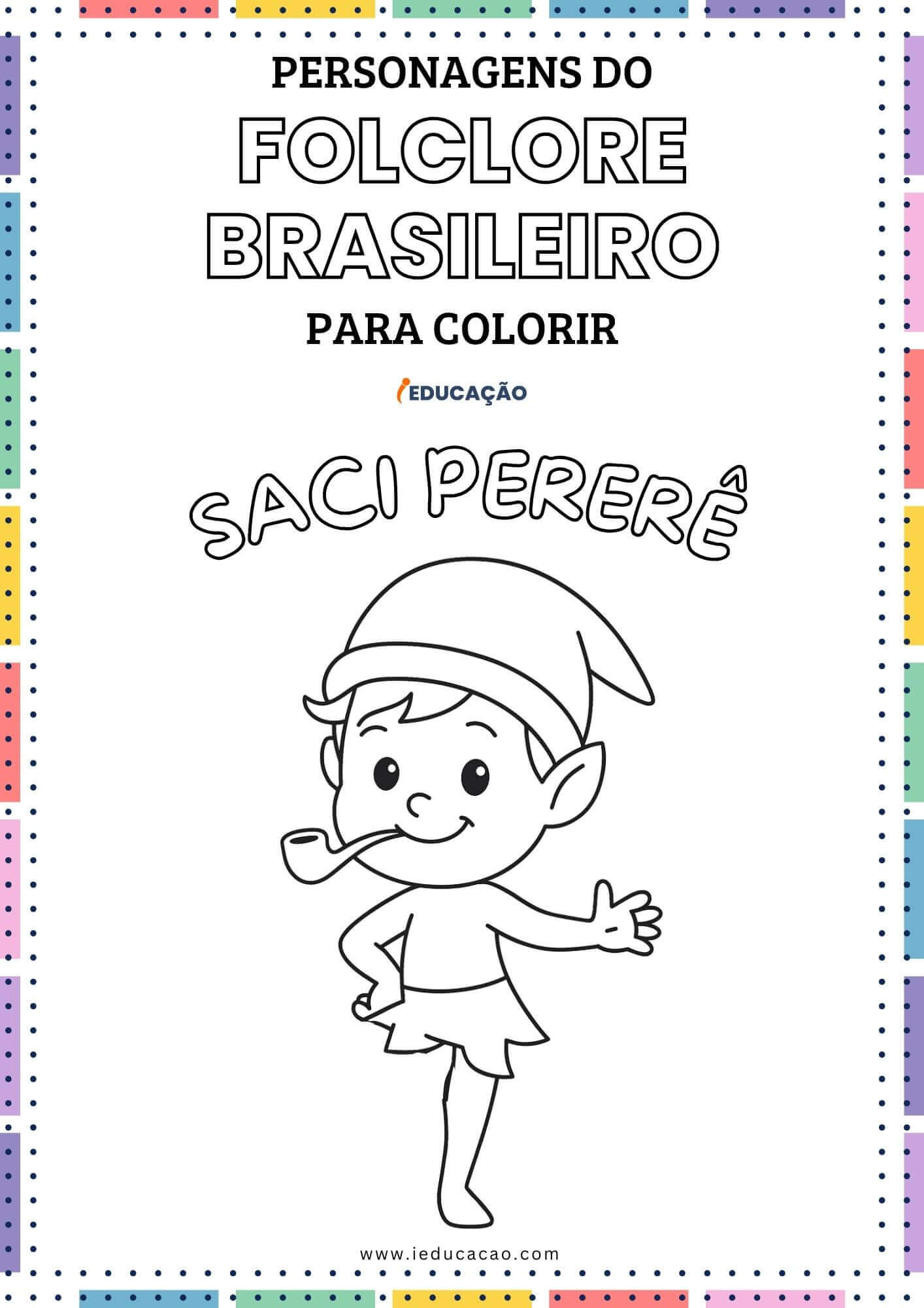 personagens folclore para desenhar