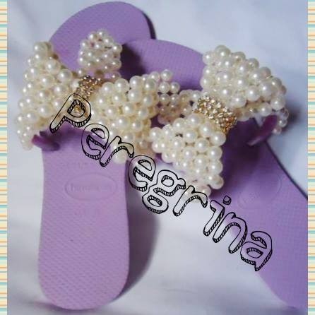 Como Criar Flores de Pérolas para Decorar Chinelos