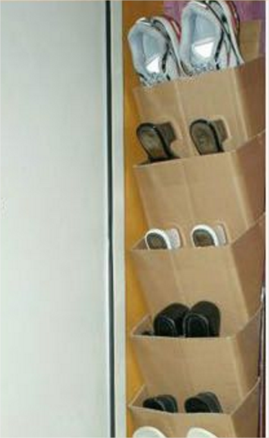 Sapateira Modular Triangular de Papelão: Passo a Passo Detalhado