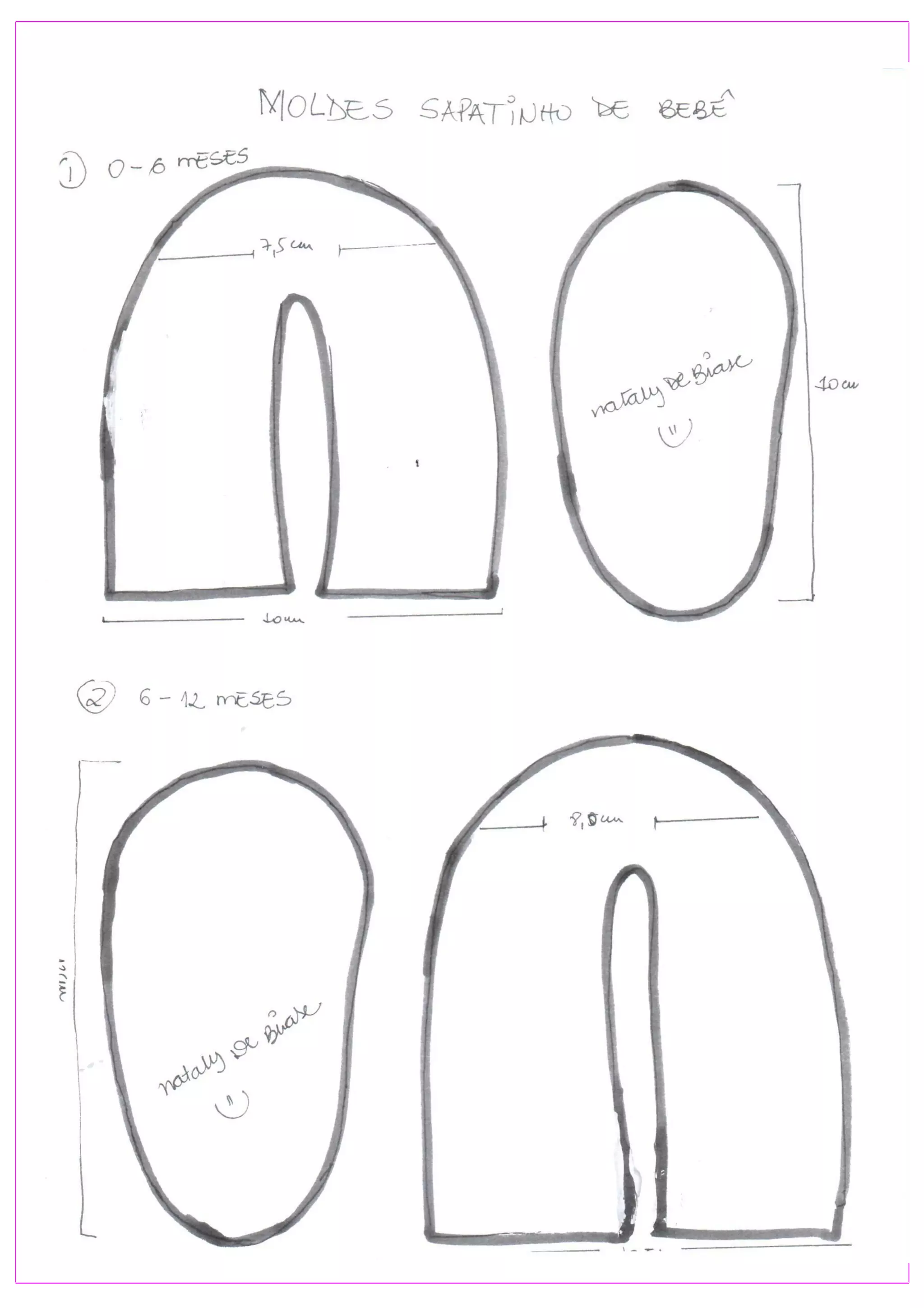 Onde Encontrar Moldes Gratuitos de Sapatinhos de Bebê em PDF