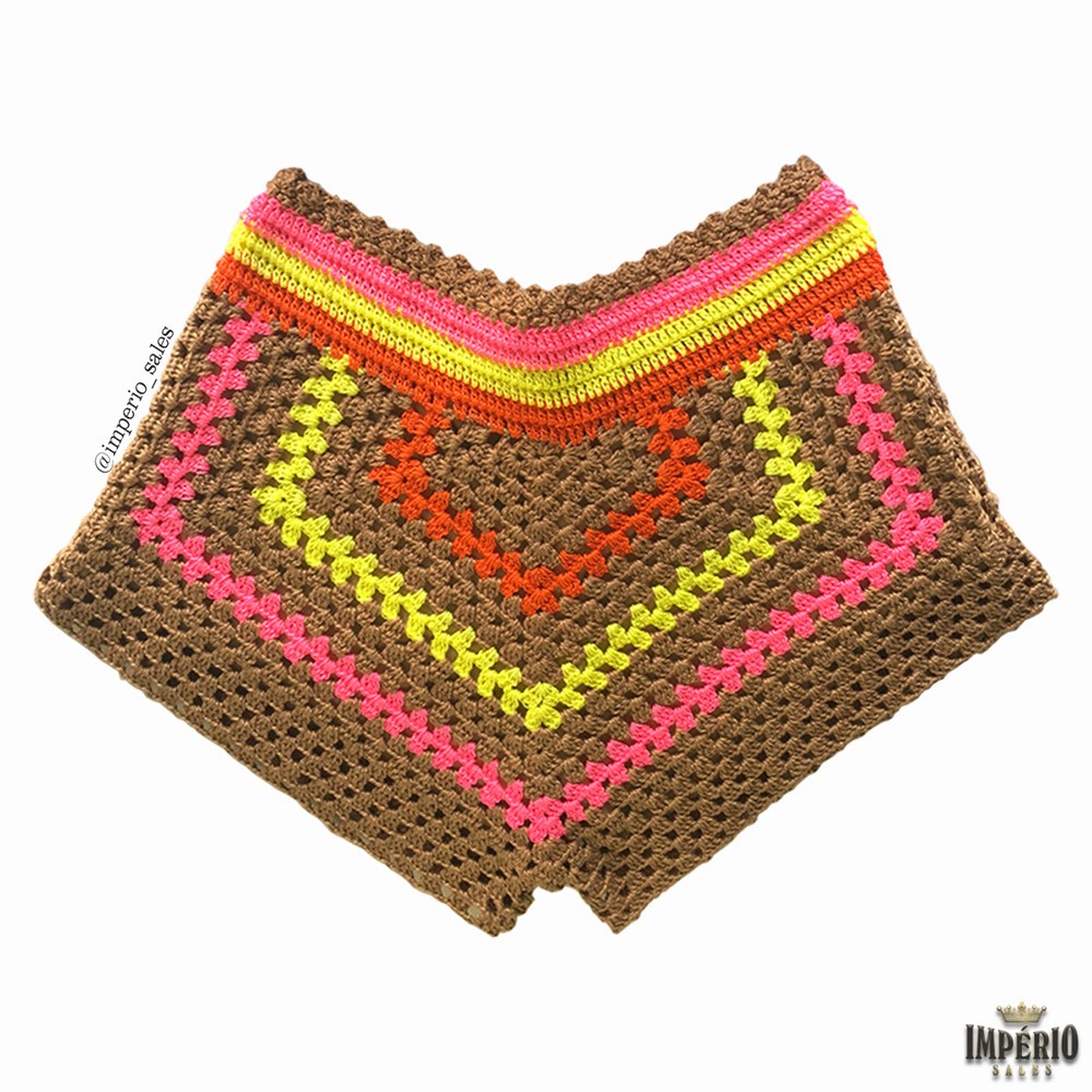 short de crochê simples passo a passo