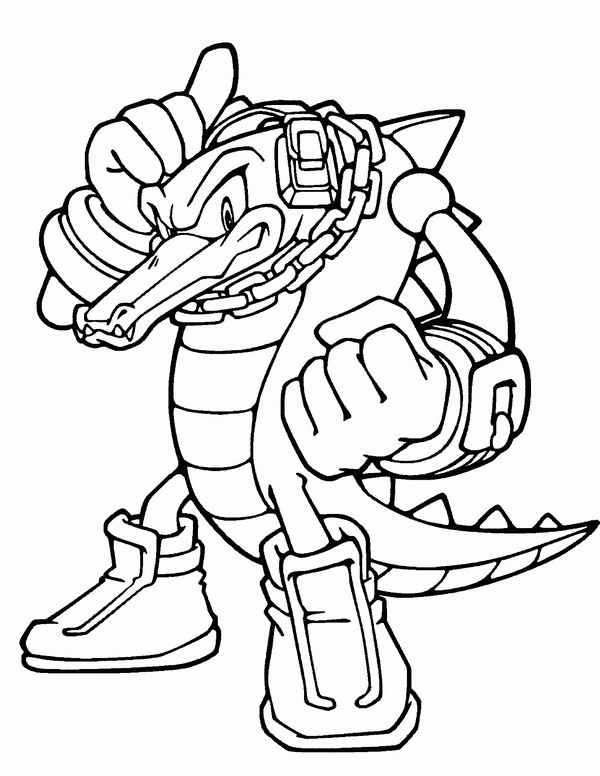 sonic 2 tails para colorir