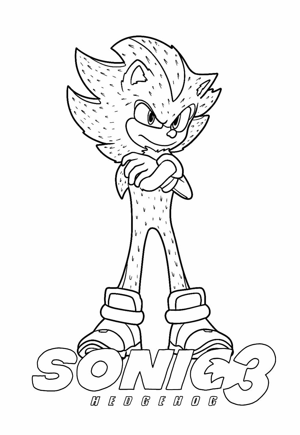 Desenhos do Tails para colorir