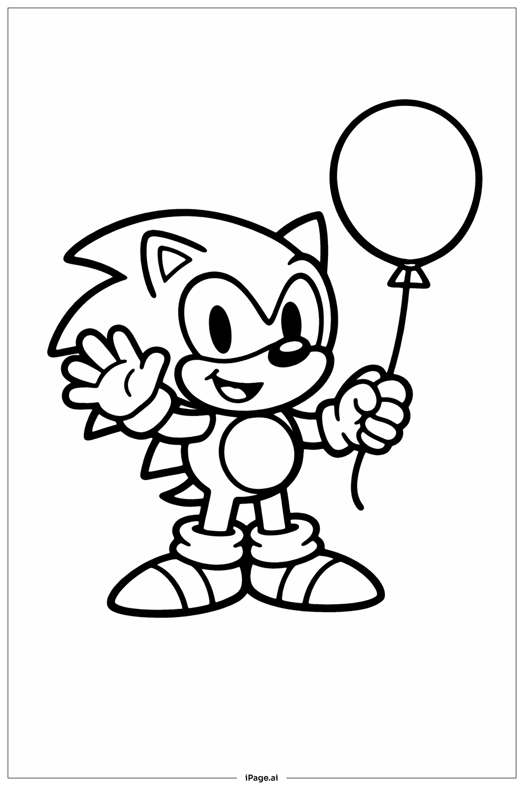 Desenhos do Sonic para imprimir grátis
