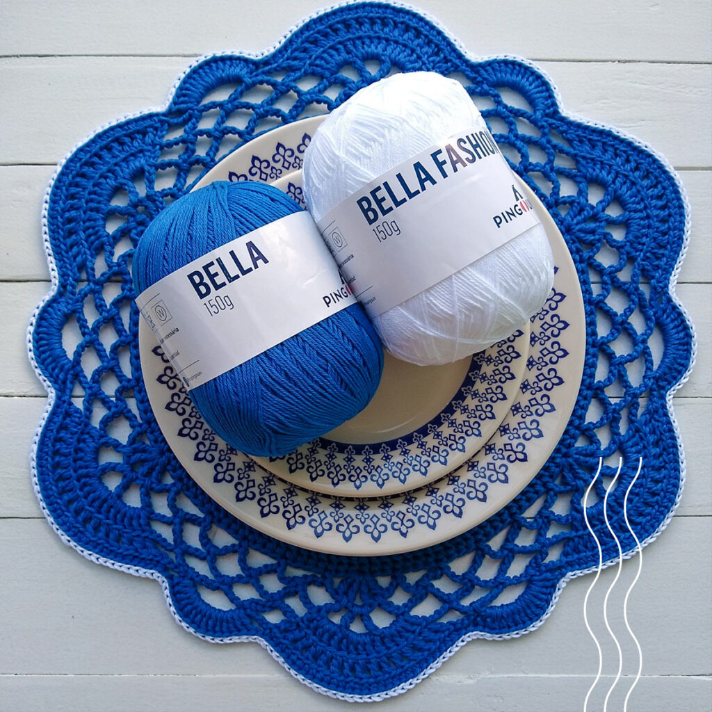 como evitar erros sousplat croche dia das maes