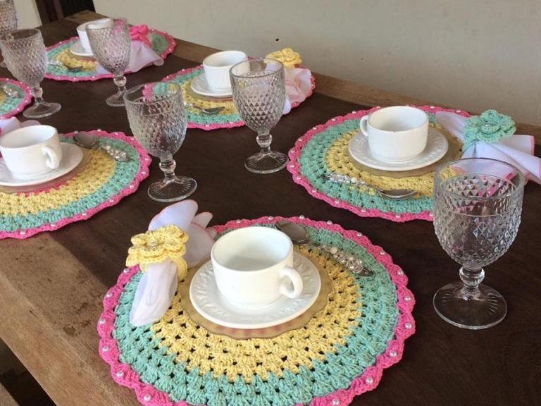 sousplat croche ou tecido qual melhor dia das maes