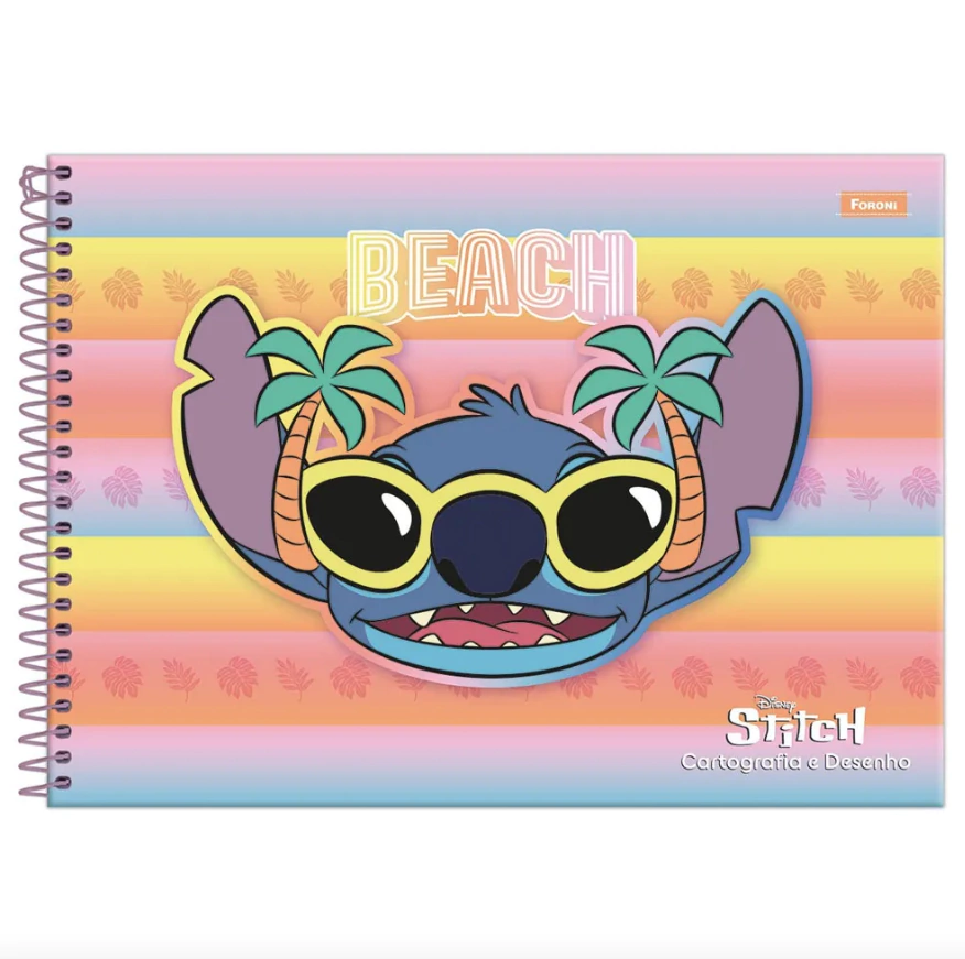 caderno Stitch personalizável